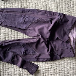 Lululemon size 6 eggplant color “all the right places” full length